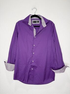 COOGI | Shirts | Coogi Classic Button Down Shirt Mens L 6 3233 Black White Gingham Long Sleeve